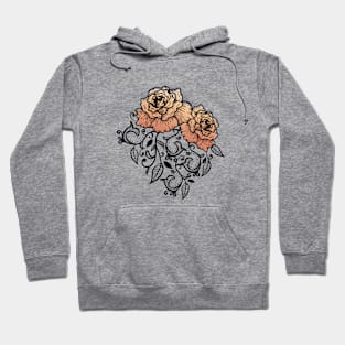 Cool floral rose Hoodie